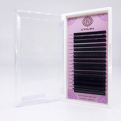 Ресницы Enigma черные MIX D+ 0,085*8-14 мм (16 линий)*