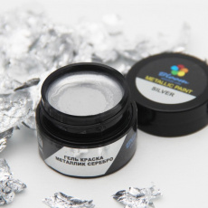 Гель-краска Bloom МЕТАЛЛИК серебро 5 мл Гель-краска Bloom МЕТАЛЛИК серебро 5 мл