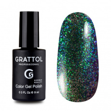 Гель-лак Grattol GALAXY EMERALD, 9 мл Гель-лак Grattol GALAXY EMERALD, 9 мл