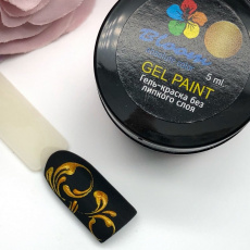 Гель-краска Bloom без липкого слоя 5 мл Золото Гель-краска Bloom без липкого слоя 5 мл Золото